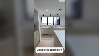 Nowoczesny projekt pokoju kuchennego