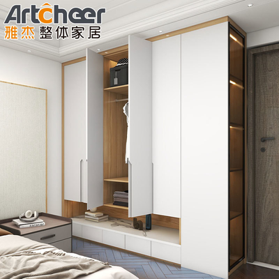 kupować Nowoczesny MDF Walk In Closet Wardrobe doskonały dodatek do mebli w sypialni produkcja internetowa