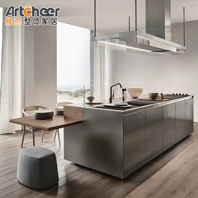 jakość  Base Cabinets Luxury Italian Design Modern Kitchen Cabinet Set Stone Top Wood Frame fabryka