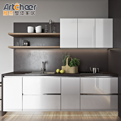 kupować Chennai Home Modern Luxury Design Wall I Shape Kitchen Cabinet Kompletny zestaw Melaminy produkcja internetowa