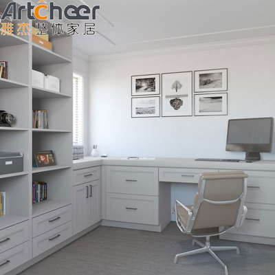 Nowoczesne szafki kuchenne White Shaker z laminowanymi krawędziami biustonosza